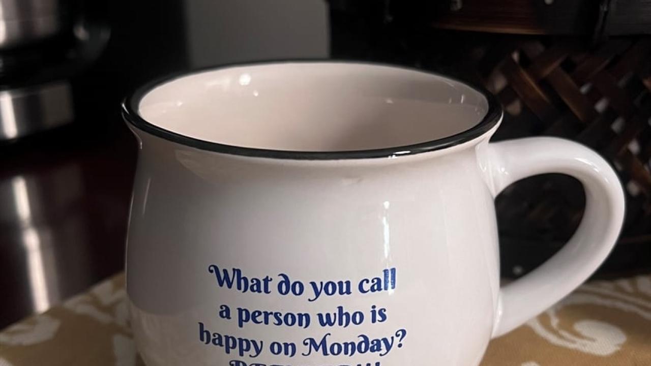 retiree coffee mug